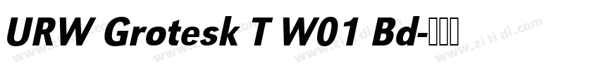 URW Grotesk T W01 Bd字体转换